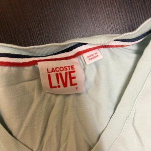 Live Lacoste T-shirt turquoise
